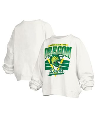 Women's Oregon Ducks Janice Oversized Crewneck Retro Sweatshirt