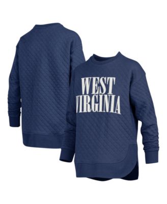 Women's West Virginia Mountaineers Quilted Graphic Pullover Sweatshirt