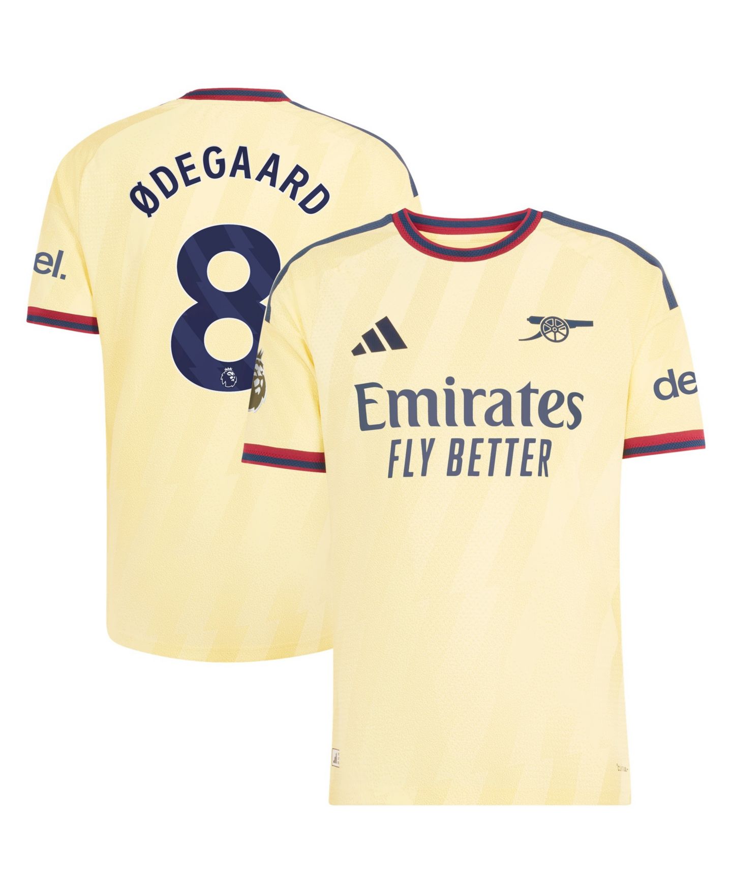 Мужской топ adidas Martin Ødegaard Yellow Arsenal 2026/27 Third On-Field Authentic Jersey — фото 1