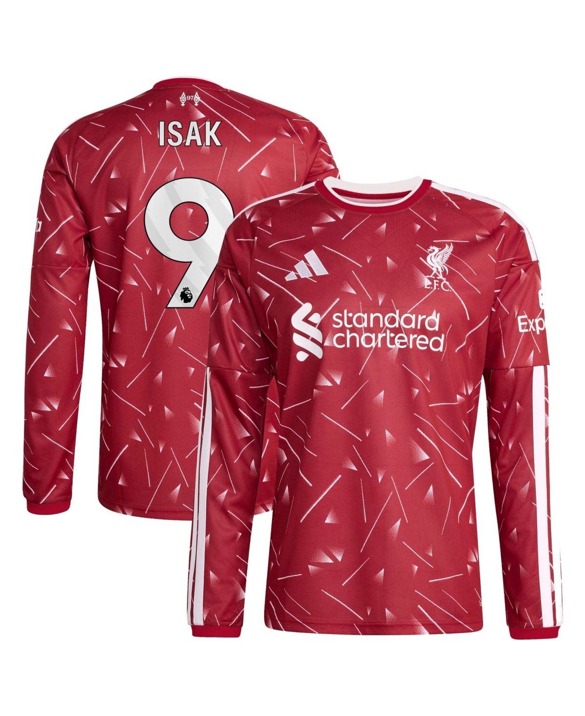 Adidas Men's Liverpool Alexander Isak 2026/27 Home Replica Long Sleeve Jersey
