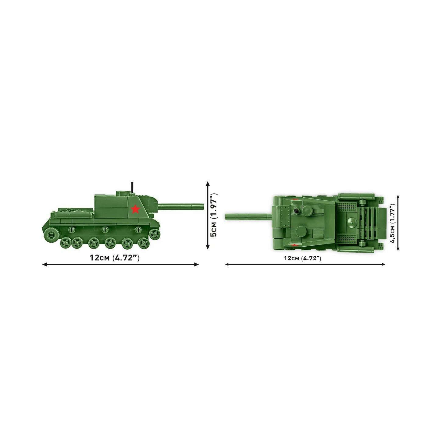 Детский конструктор COBI Historical Collection Wwii Isu 152 Heavy Armored Support 135-Piece Building Set, Ages 6+ — фото 4
