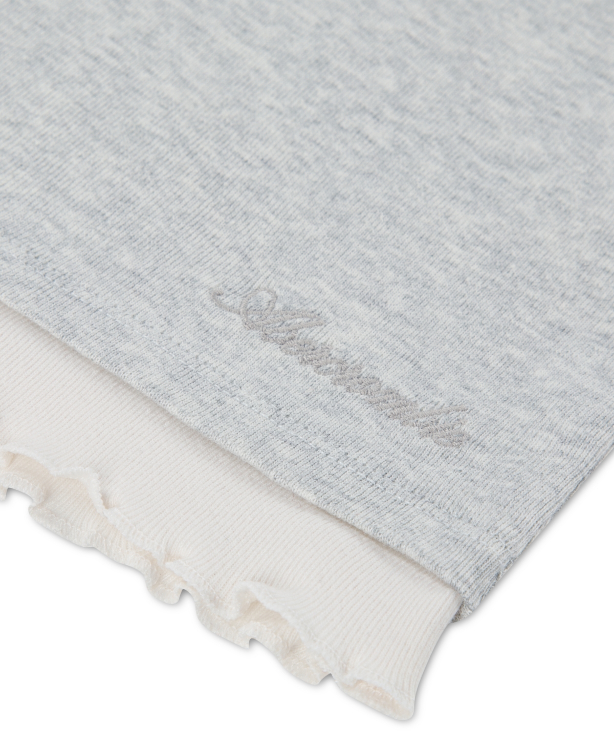 abercrombie kids Girls' 4-16 Twofer Layered Long-Sleeve Ruffled Scoop Neck T-Shirt
