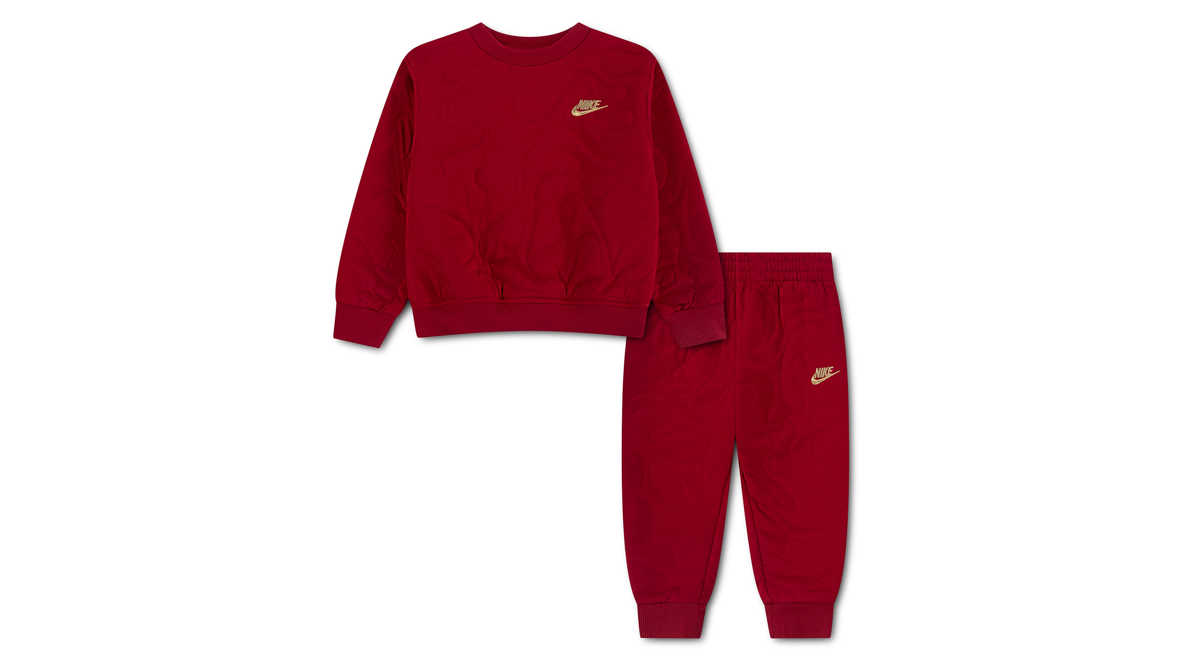 Nike Toddler Boys' 2T-5T Frost Futura Allover Free Flow Print Elastic-Waist Sweatshirt and Pants, 2-Piece Set