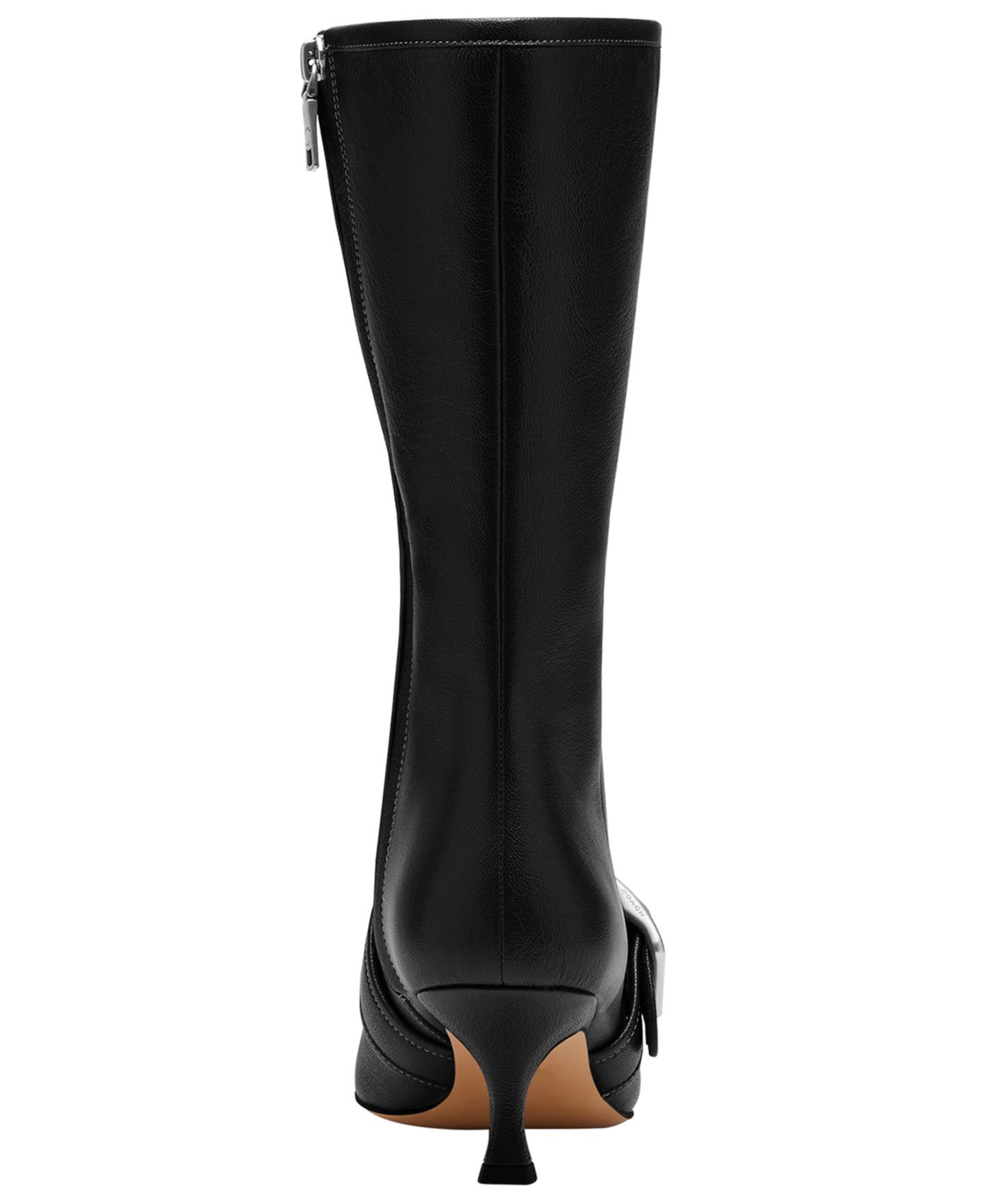 Женские ботинки COACH Margot Pointed Toe, цвет: Чёрный кожаный — фото 3