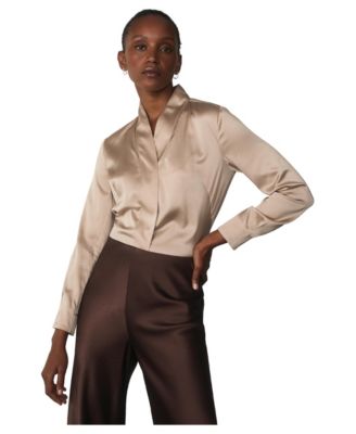 Women's Bowery Stretch Silk Blouse