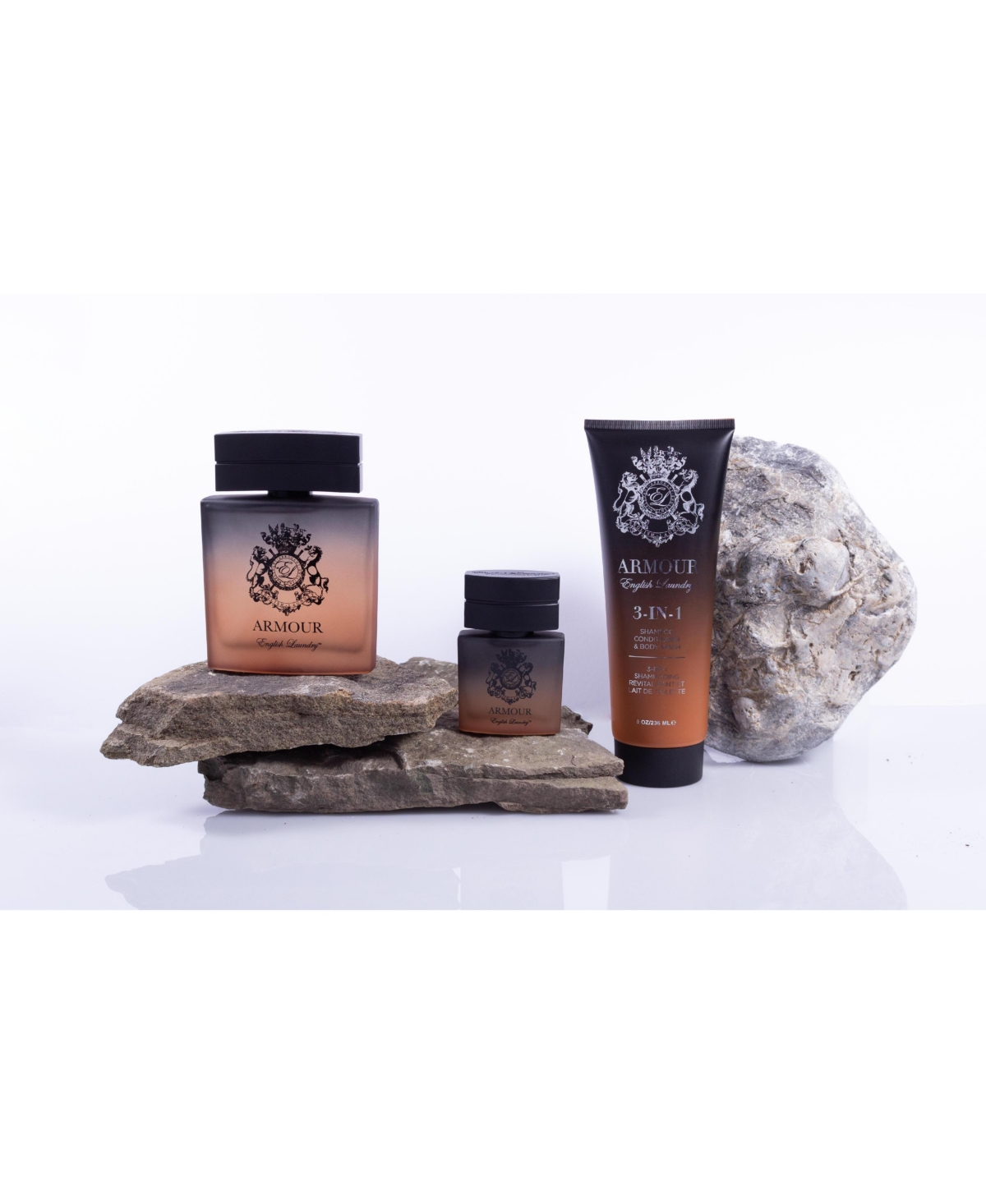 English Laundry Men's 3 Piece Armour Eau de Parfum Gift Set