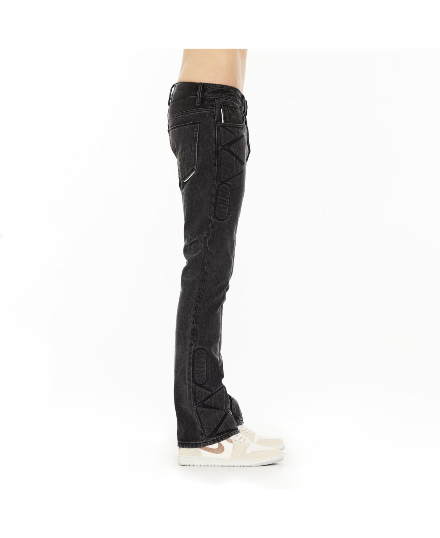 Мужские джинсы Hvman Chosen To Prevail x Cult Hvman mars Bootcut, цвет: Серый — фото 4