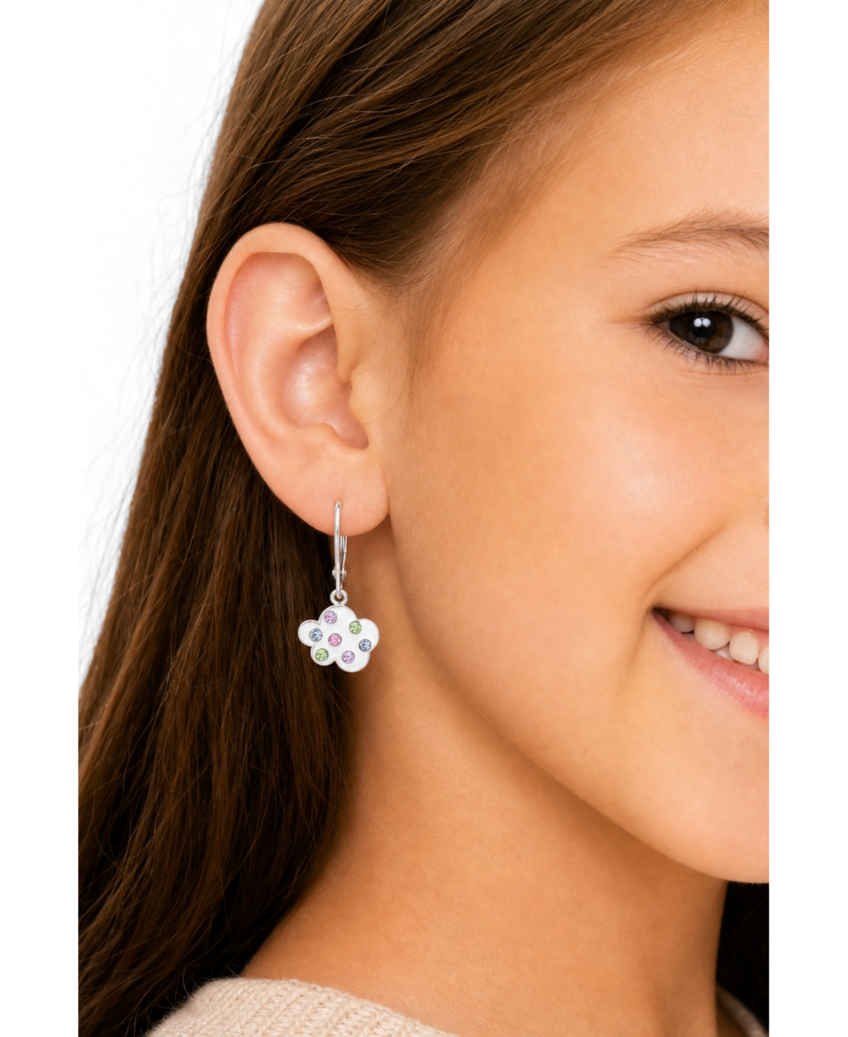 Chanteur Kids Cloud Hypoallergenic Earrings for Girl's with Leverbacks