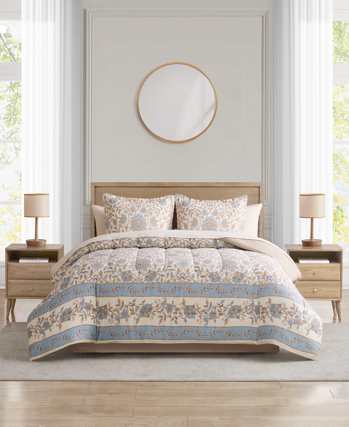 Macy's Florence Reversible 8-Piece Comforter Sets
