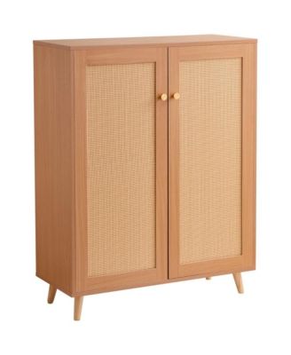 Shoe Storage Cabinet for Entryway with Adjustable Shelves