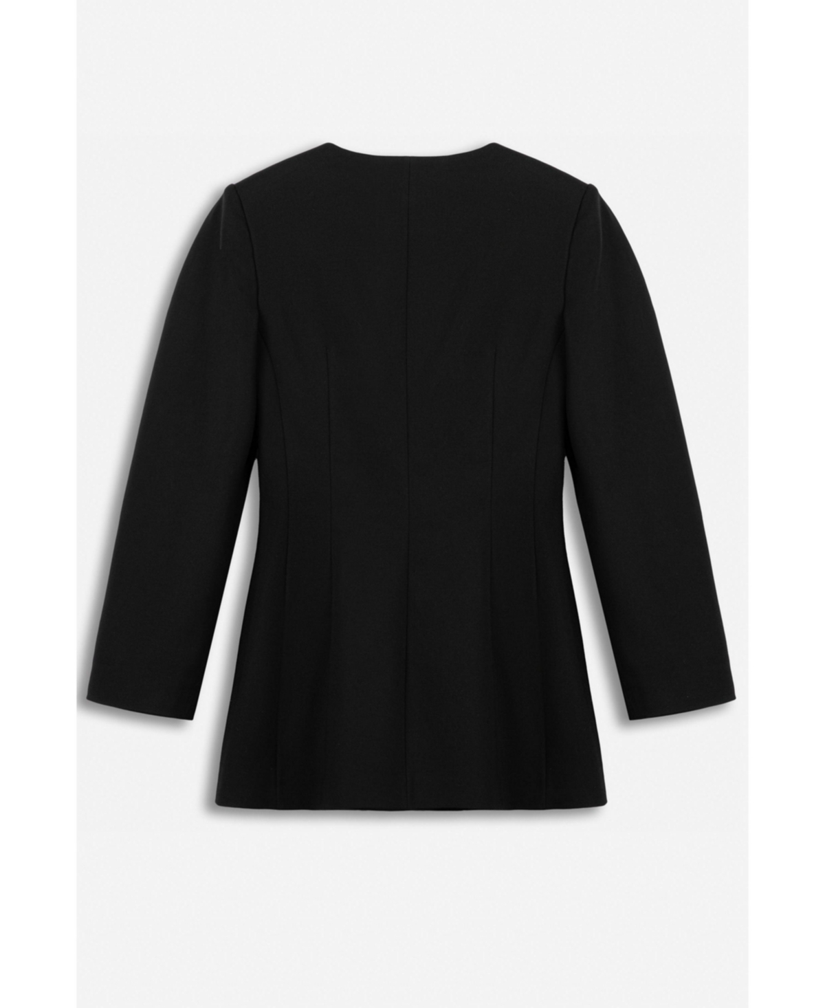 Nocturne Women's Ring Button Wrap Front Jacket