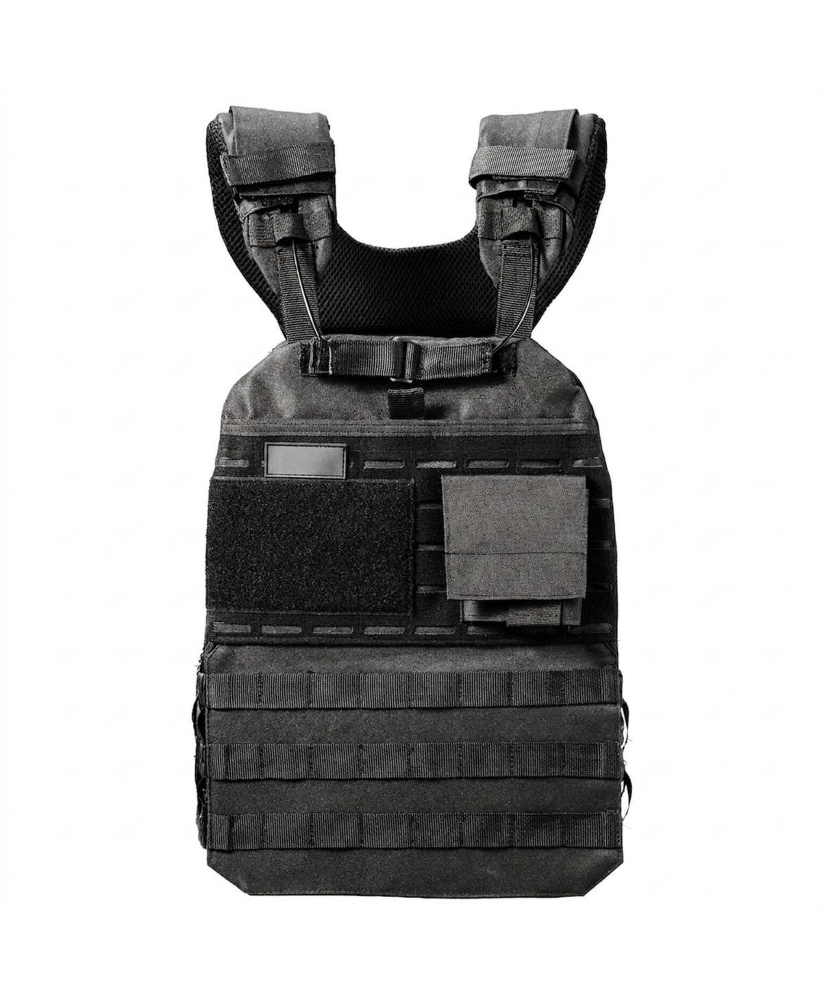 Hongge Adjustable Body Weight Vest with Padded Shoulder Straps - Tactical black