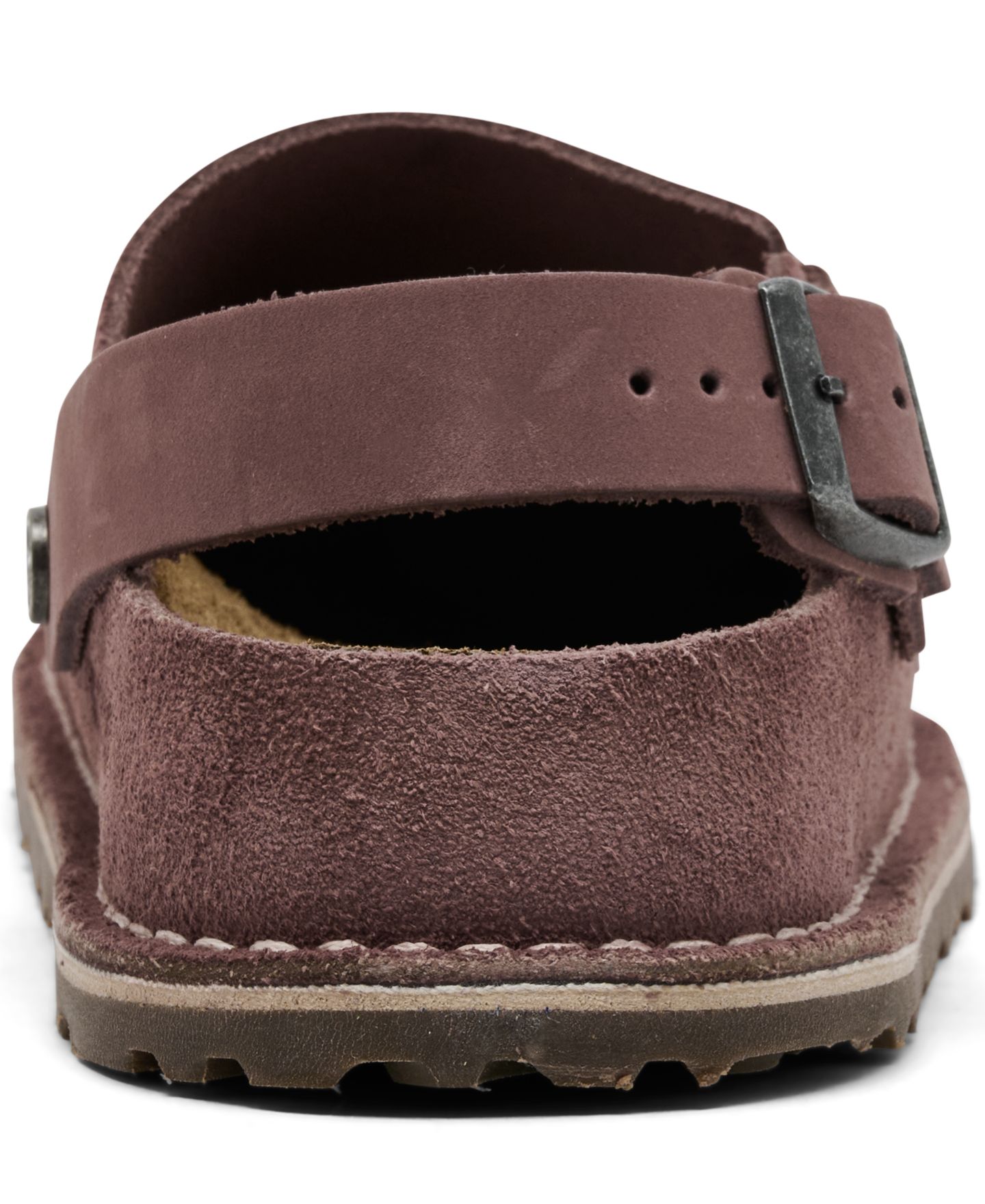 Женские сабо Birkenstock Lutry 365 Suede Convertible, цвет: Pepper — фото 4