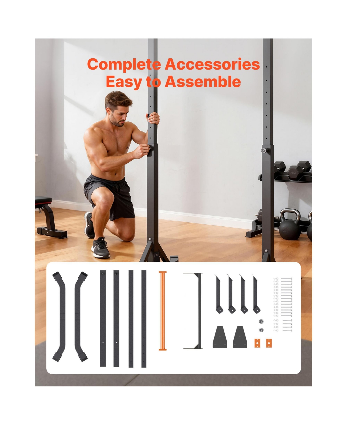 Hongge Free Standing Multi-Level Pull Up Bar Training Station