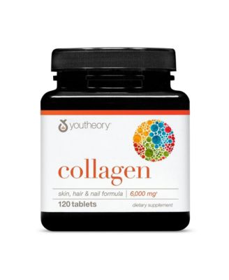 Advanced Collagen 6,000 Milligram with Vitamin C for Hair, Skin and Nails Collagen Supplements for Women and Men 120 Tablets