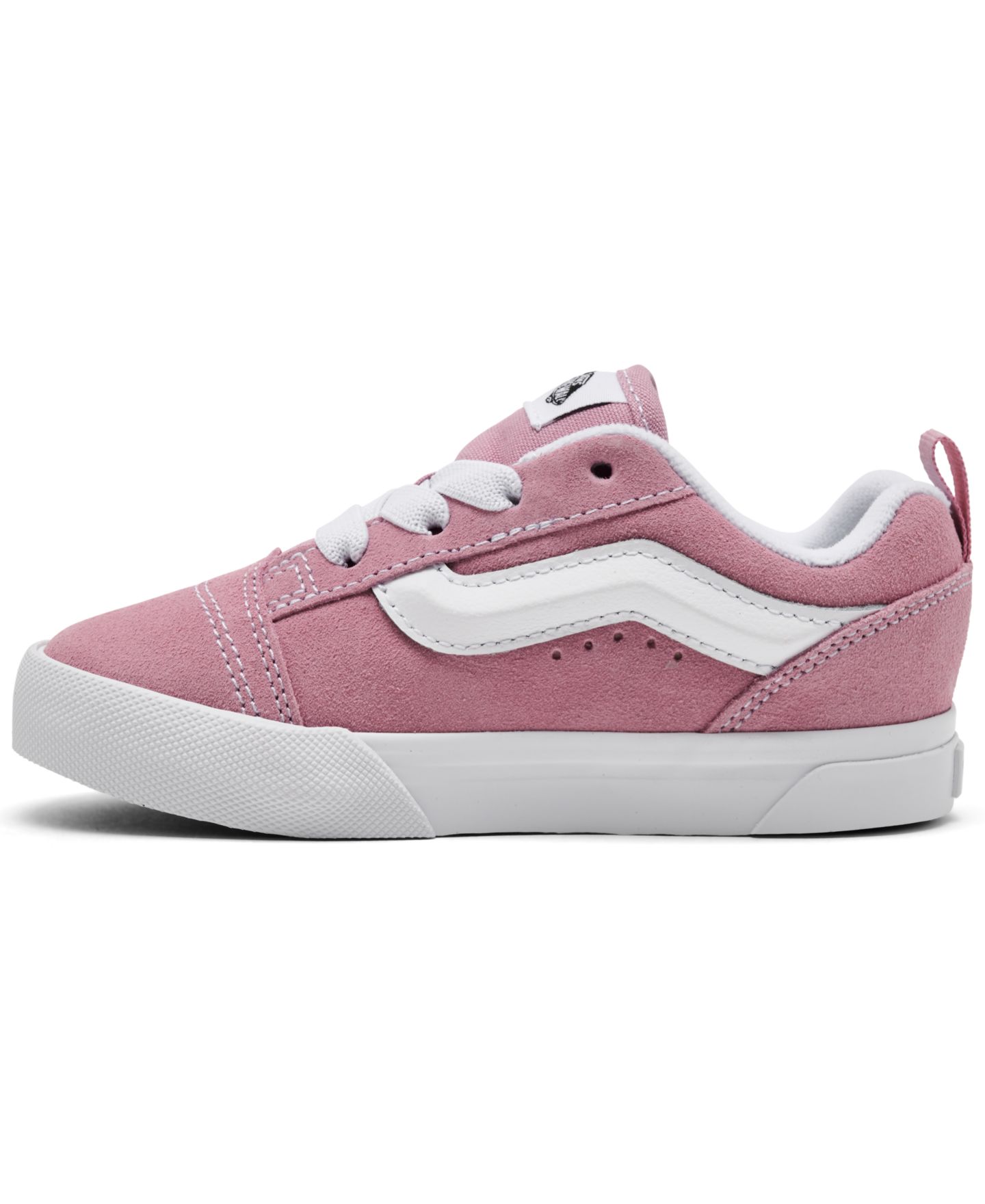 Детские низкие кеды Vans Knu Sokol с мягким языком и воротником для девочек, Finish Line, цвет: Розовый — фото 3