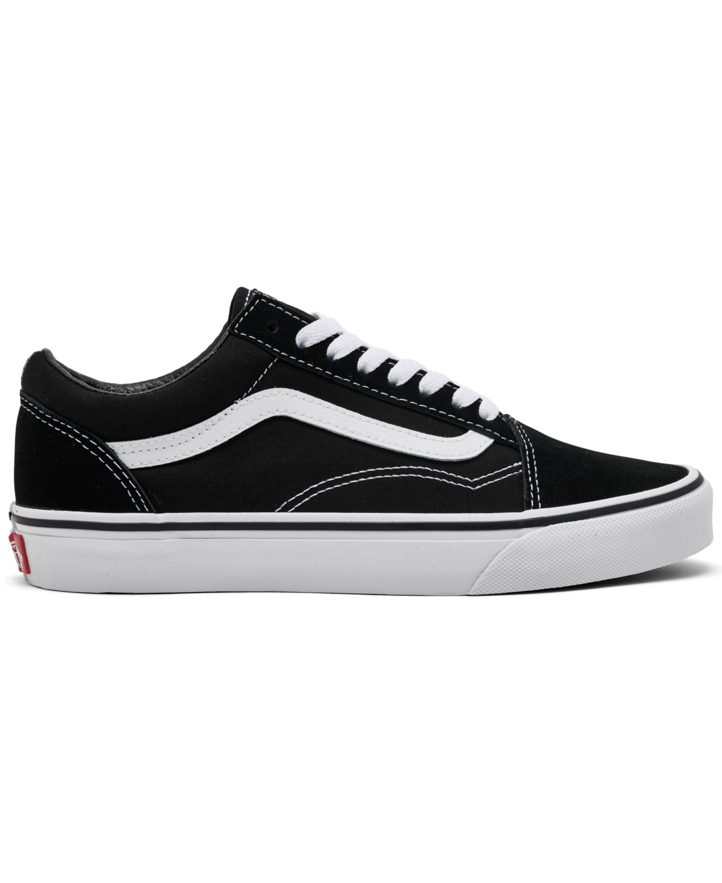 Кроссовки Vans Old Skool Retro Low Top Waffle, цвет: Чёрный / Белый — фото 2