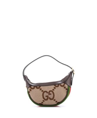 Mini Ophidia Half Moon Bag Jumbo GG Canvas