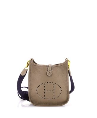Pre-Owned Hermes TPM Evelyne Bag Gen III Clemence