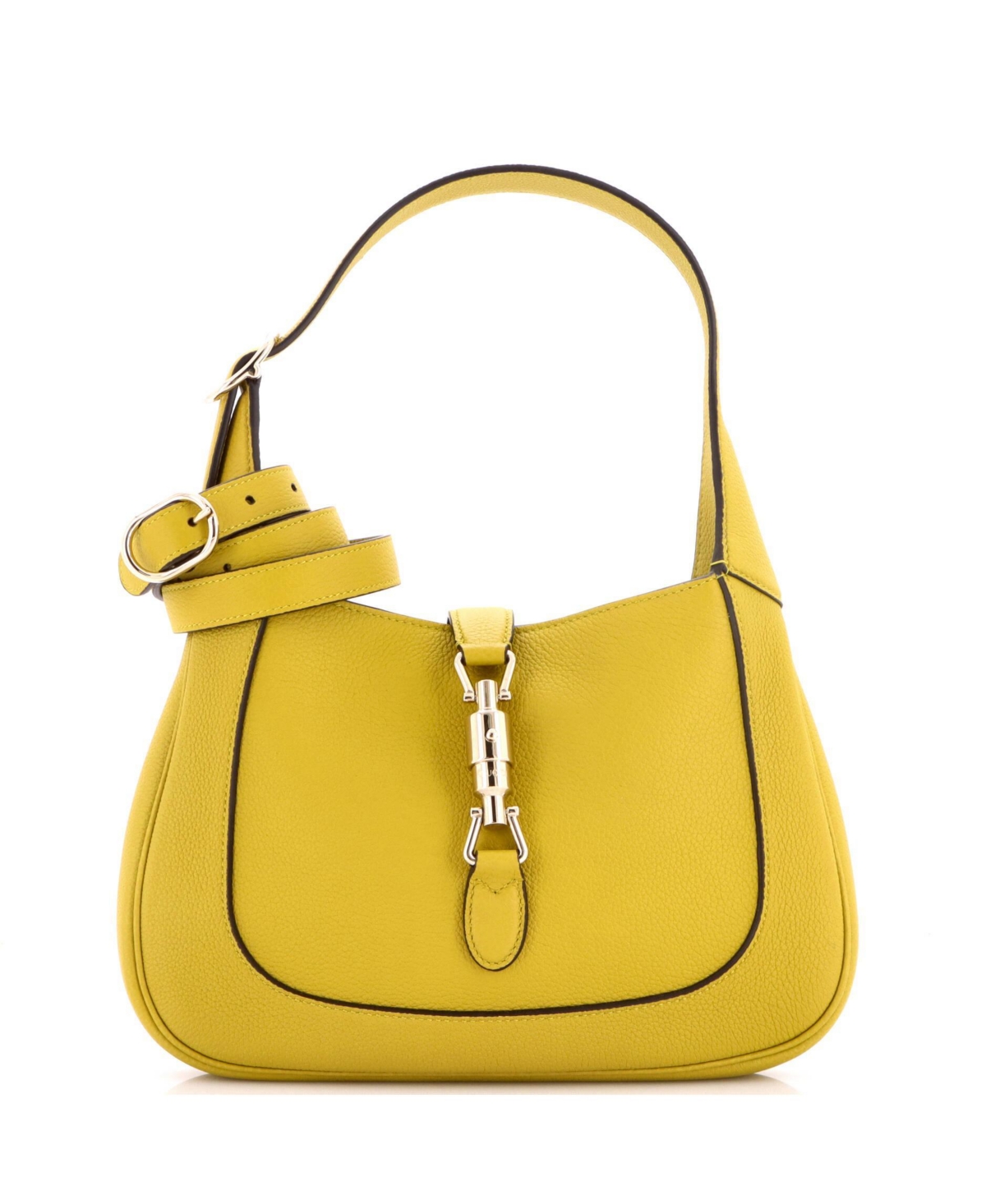 Pre-Owned Gucci Small Jackie 1961 Hobo Leather - Yellow