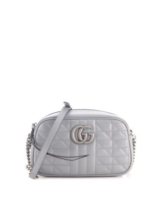 Small GG Marmont Shoulder Bag Mixed Matelasse Leather