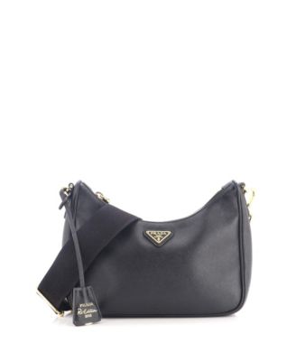 Small Re-Edition 2005 Shoulder Bag Saffiano Leather