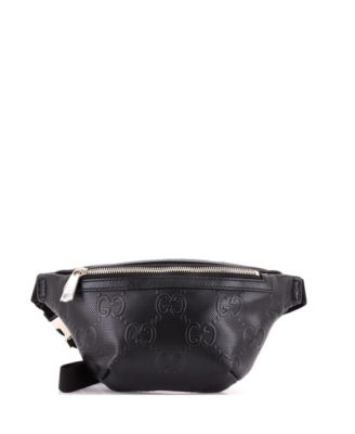 Small Belt Bag GG Embossed Perforated Leather