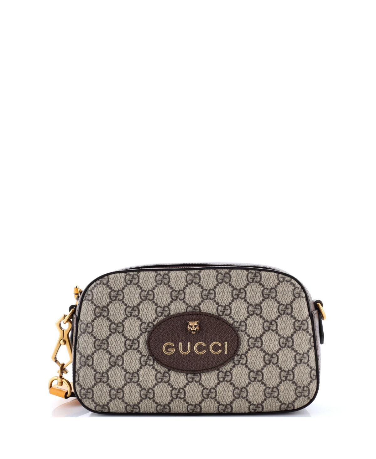 Pre-Owned Gucci Neo Vintage Camera Messenger Bag Gg Coated Canvas - Brown