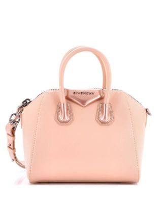 【SALE】【美品】GIVENCHY ピンクベージュ ハンドバッグ　アンティゴナ Pre-Owned Givenchy Mini Antigona Bag Leather - Macy's