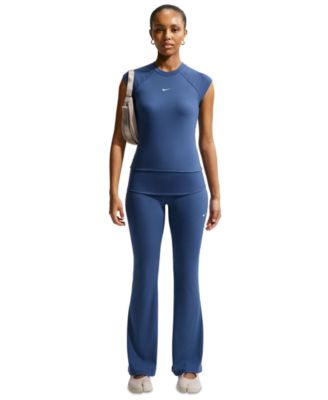 Women's Sportswear Chill Knit Mid-Rise Tight Ribbed Pants