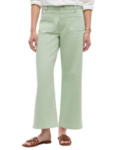 Женские джинсы Tommy Hilfiger Wide-Leg, цвет: Нефритовый