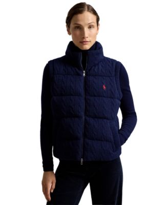 Women's Carly Cable-Knit Wool-Cashmere Sleeveless Vest
