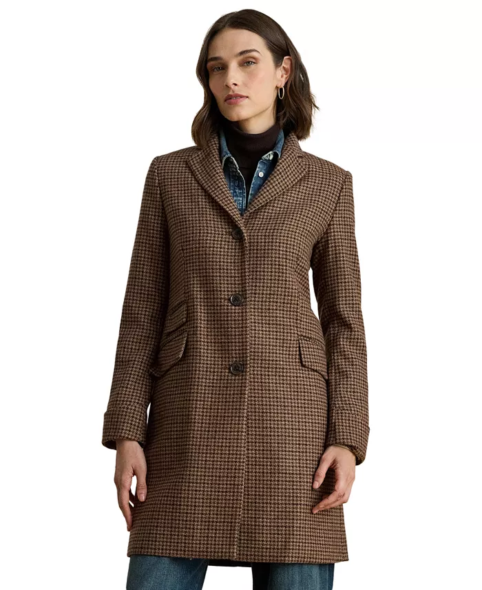 Women's Single-Breasted Walker Coat, Created for Macy's