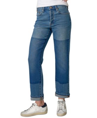 Women's Sloane Slouchy Girlfriend Cuffed Jeans