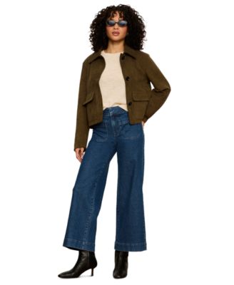 Sanctuary - Petite Avid Long-Sleeve Jacket Light Kalamata