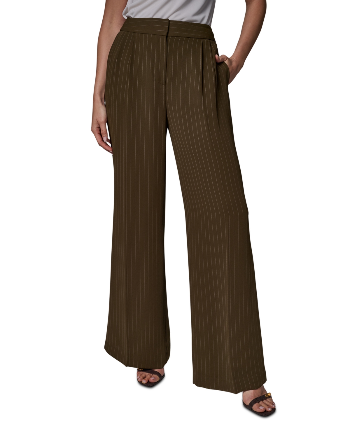 Donna Karan New York Women's High-Rise Full-Length Pants