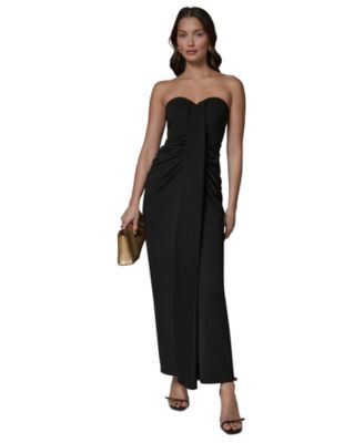 Petite Strapless Sweetheart Maxi Dress