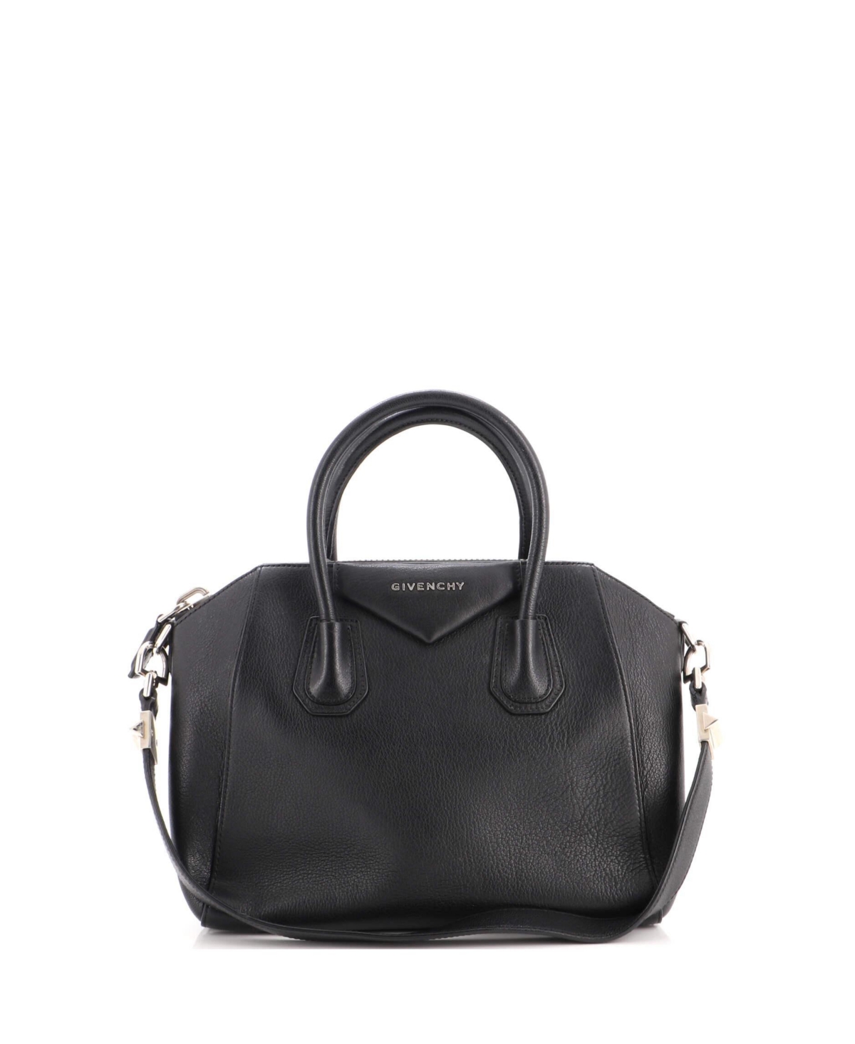 Pre-Owned Givenchy Small Antigona Bag Leather - Black