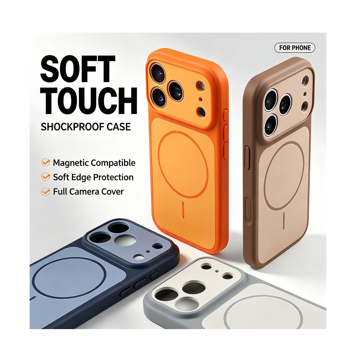 Artudatech Magnetic Case for iPhone 12-17