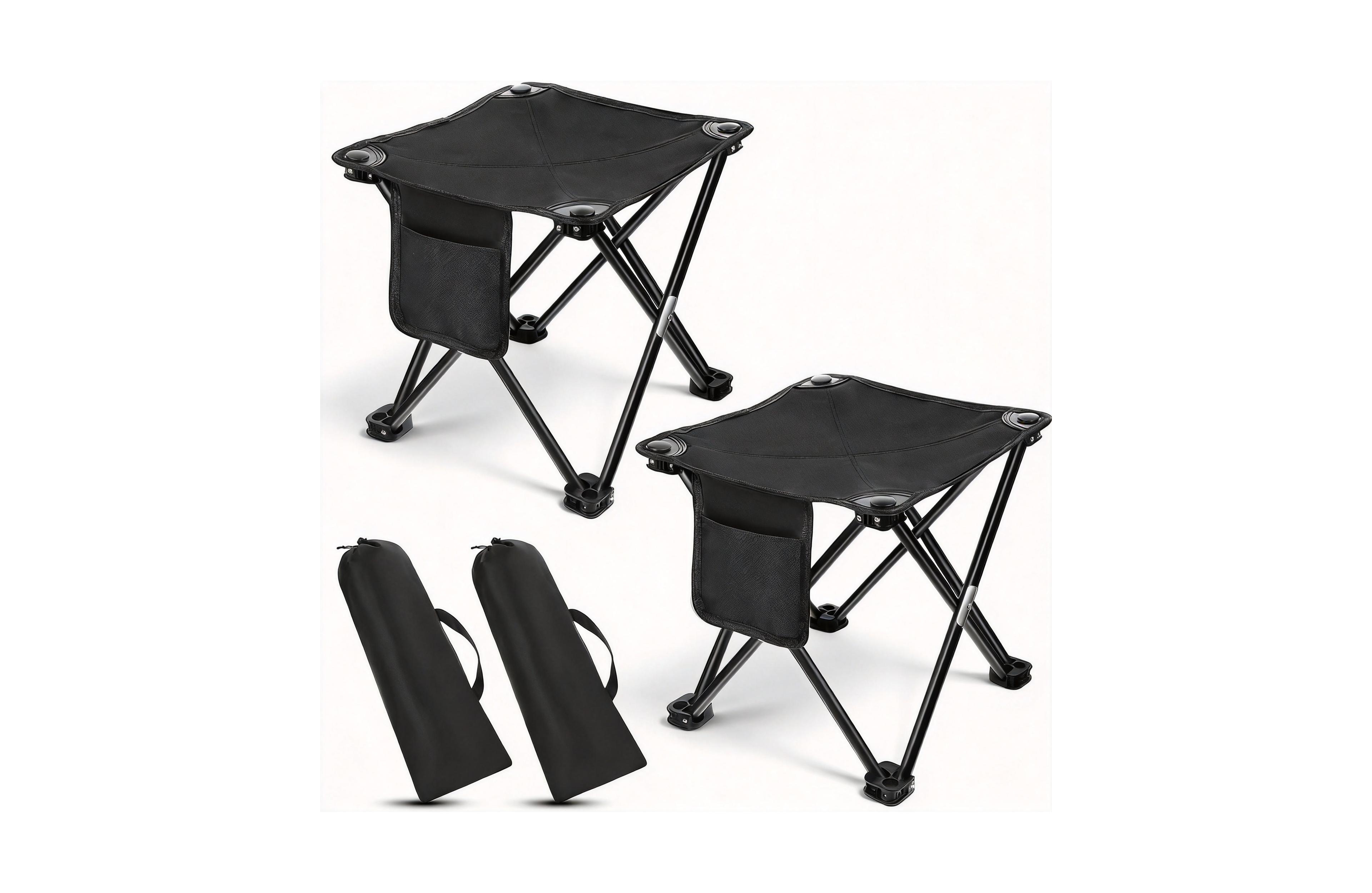 Aofar Camping Stool Folding Chair Outdoor Seat With Carry Bag