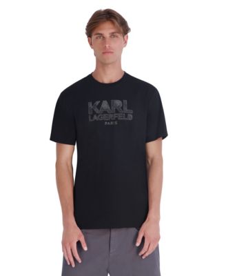 Men's Tangled Rope Textured Karl Graphic T-Shirt