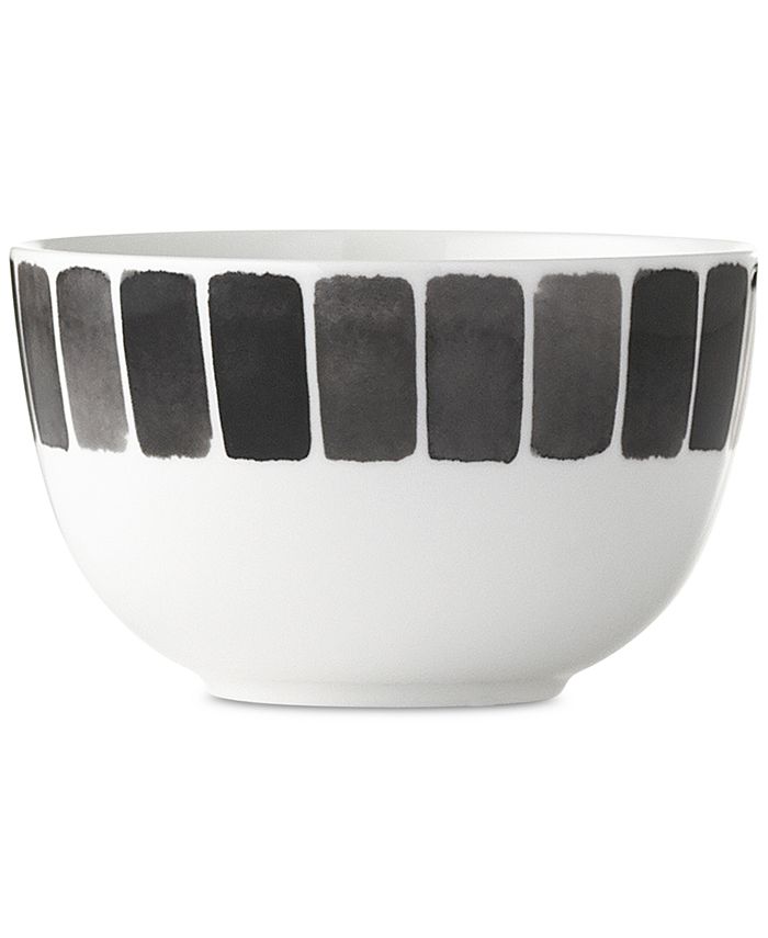 Martha Stewart Collection New! Heirloom Black Cereal Bowl, Created for