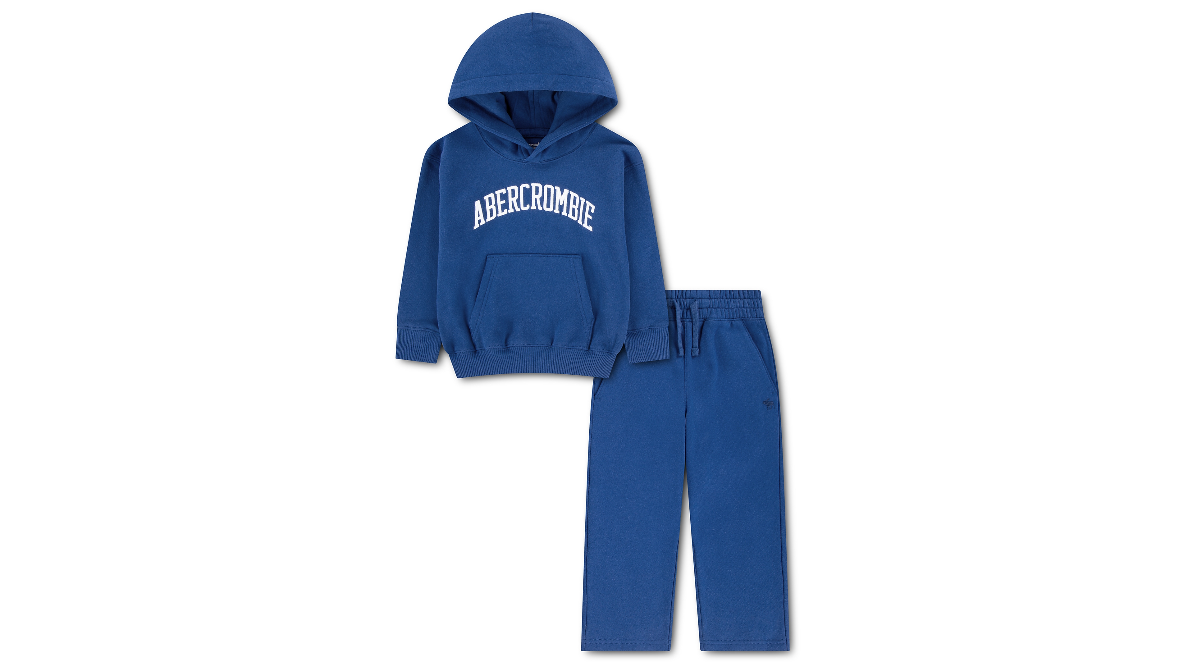 abercrombie kids Toddler Boys' 2T-5T Graphic Fleece Hoodie and Joggers, 2-Piece Set
