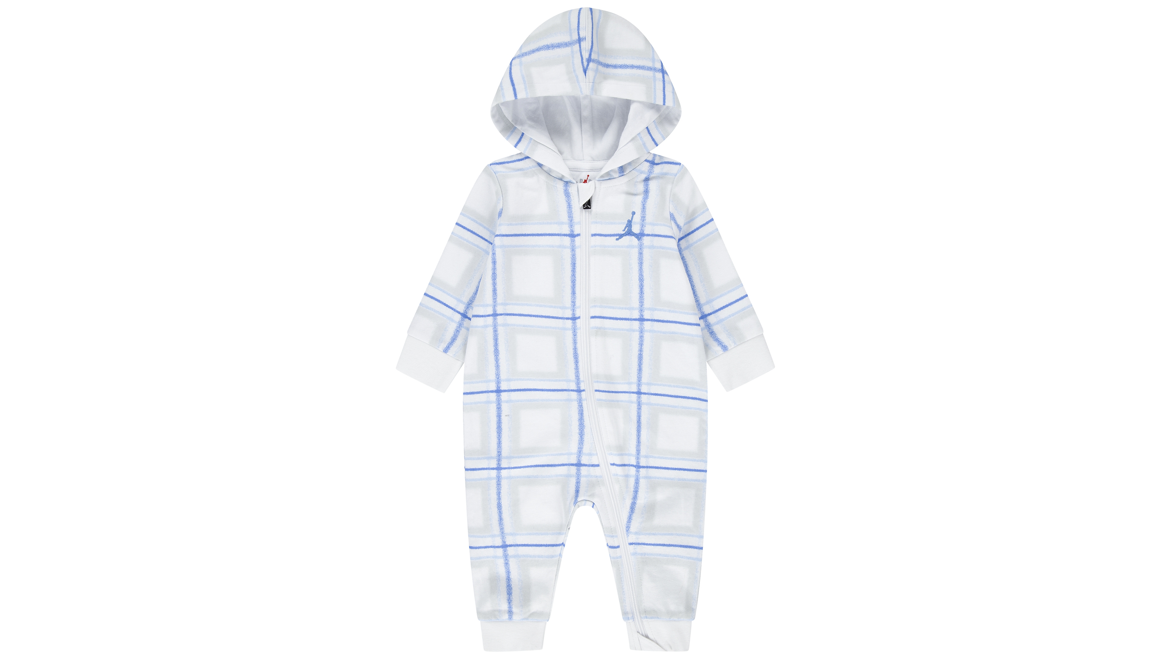 Jordan Baby Boys' Brooklyn Essentials Hooded Long-Sleeve Full-Zip Onesie