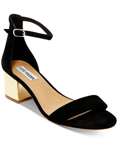 Steve Madden Women's Irenee Two-Piece Block-Heel Sandals