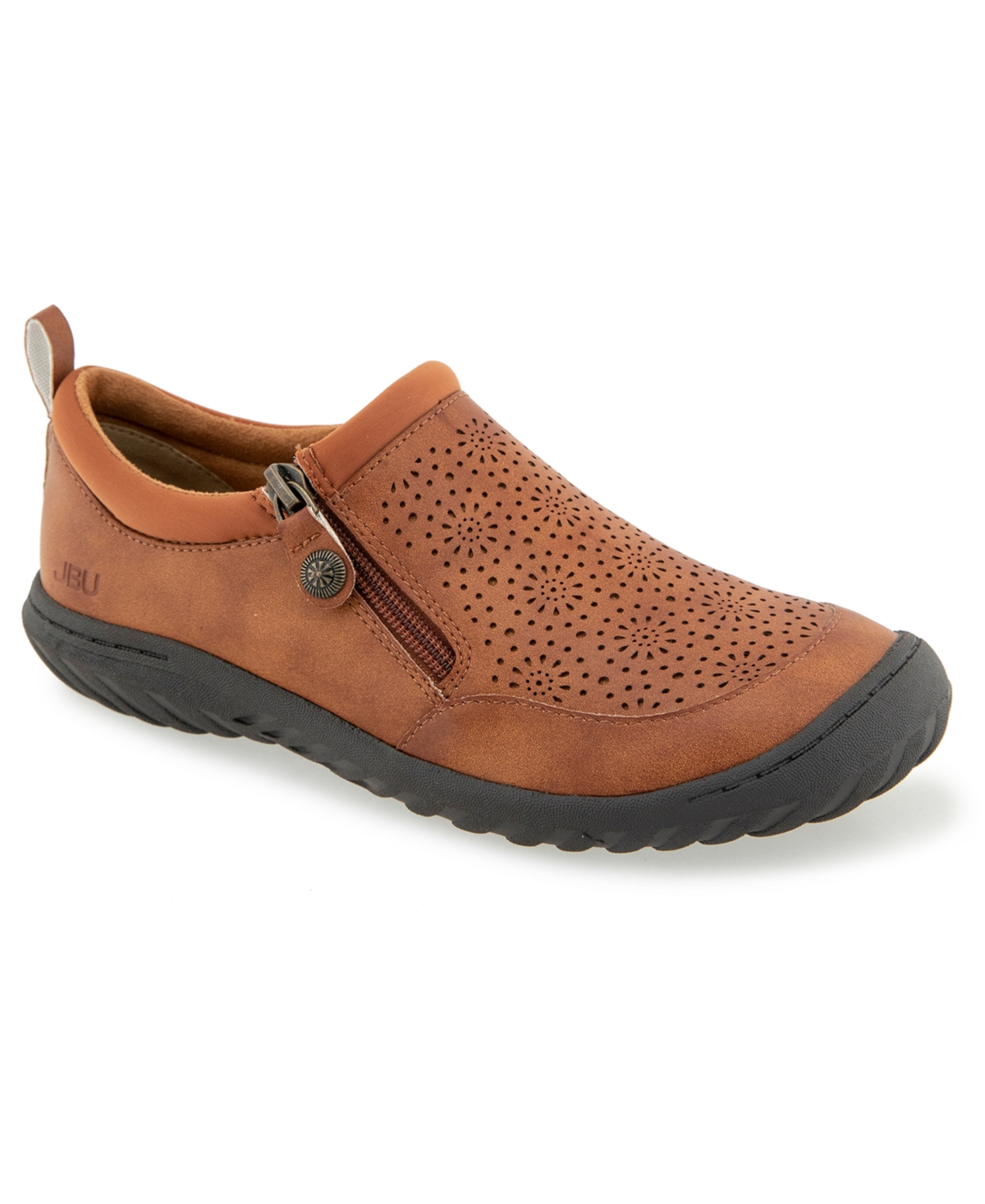 Jbu Women's Avery Closed Round Toe Casual Flats In Whiskey