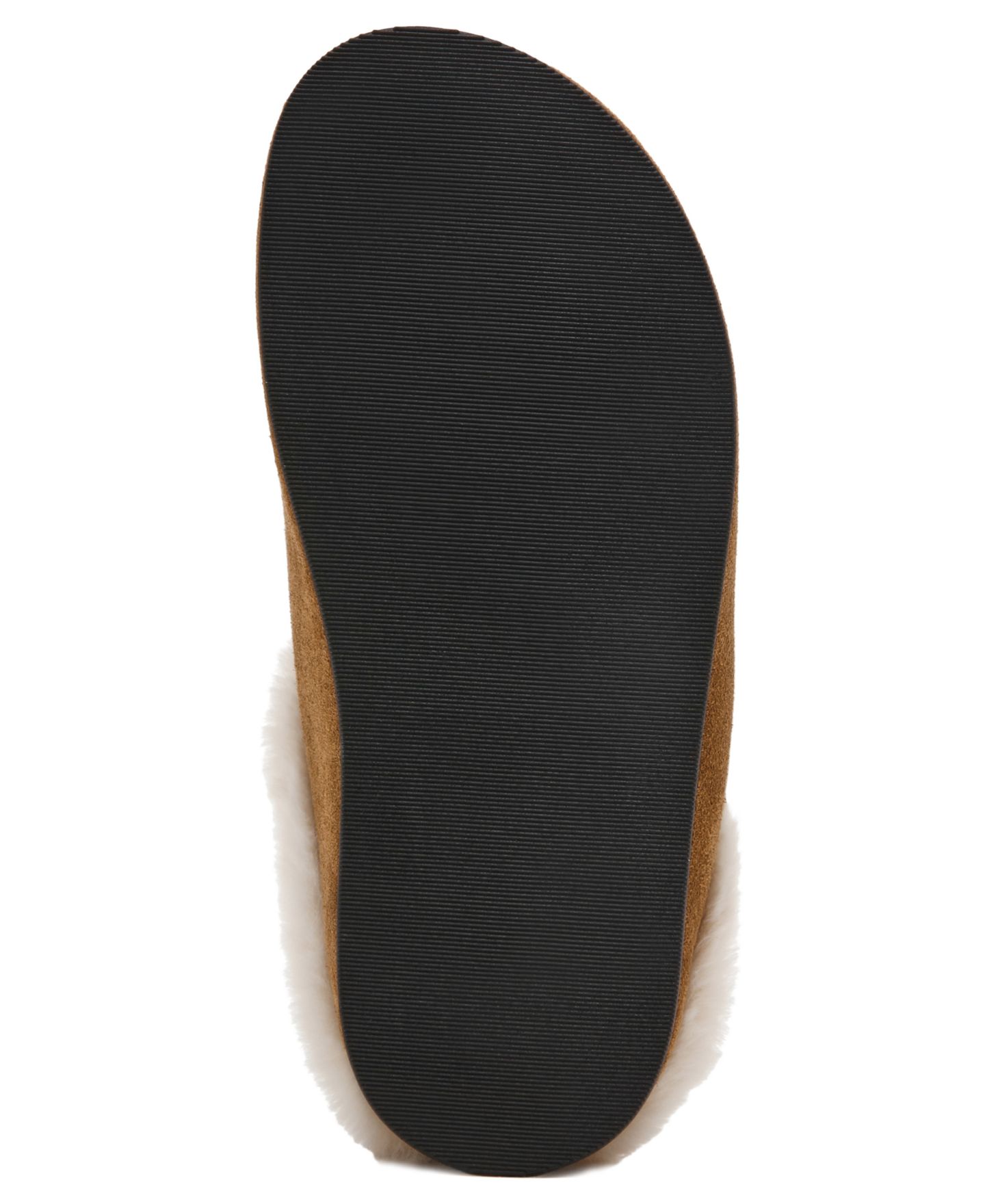 Женские сабо Steve Madden Finnegan-Pompom Cozy Slip-On, цвет: Каштановый замшевый — фото 5