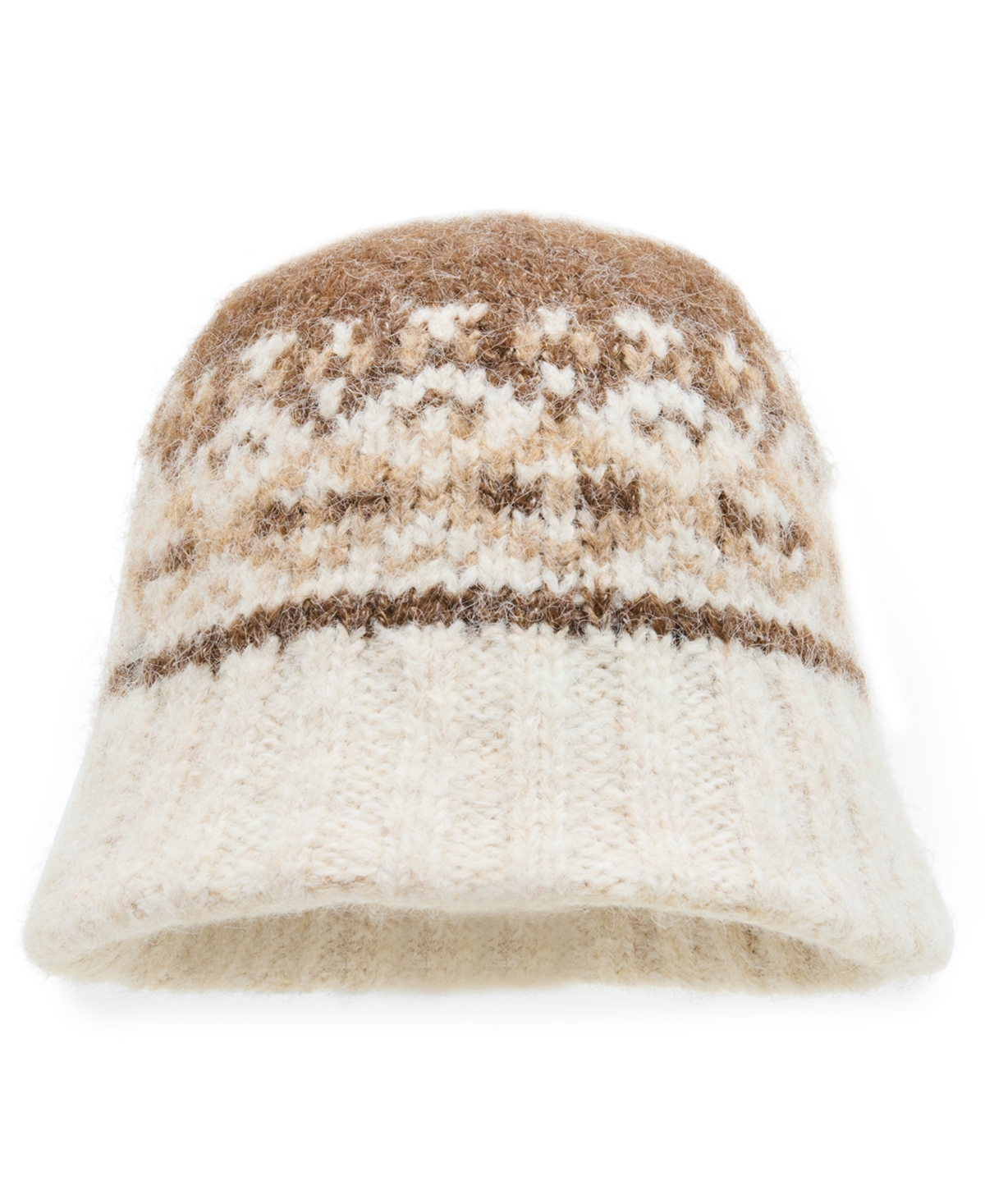 Steve Madden Fair Isle Knit Bucket Hat