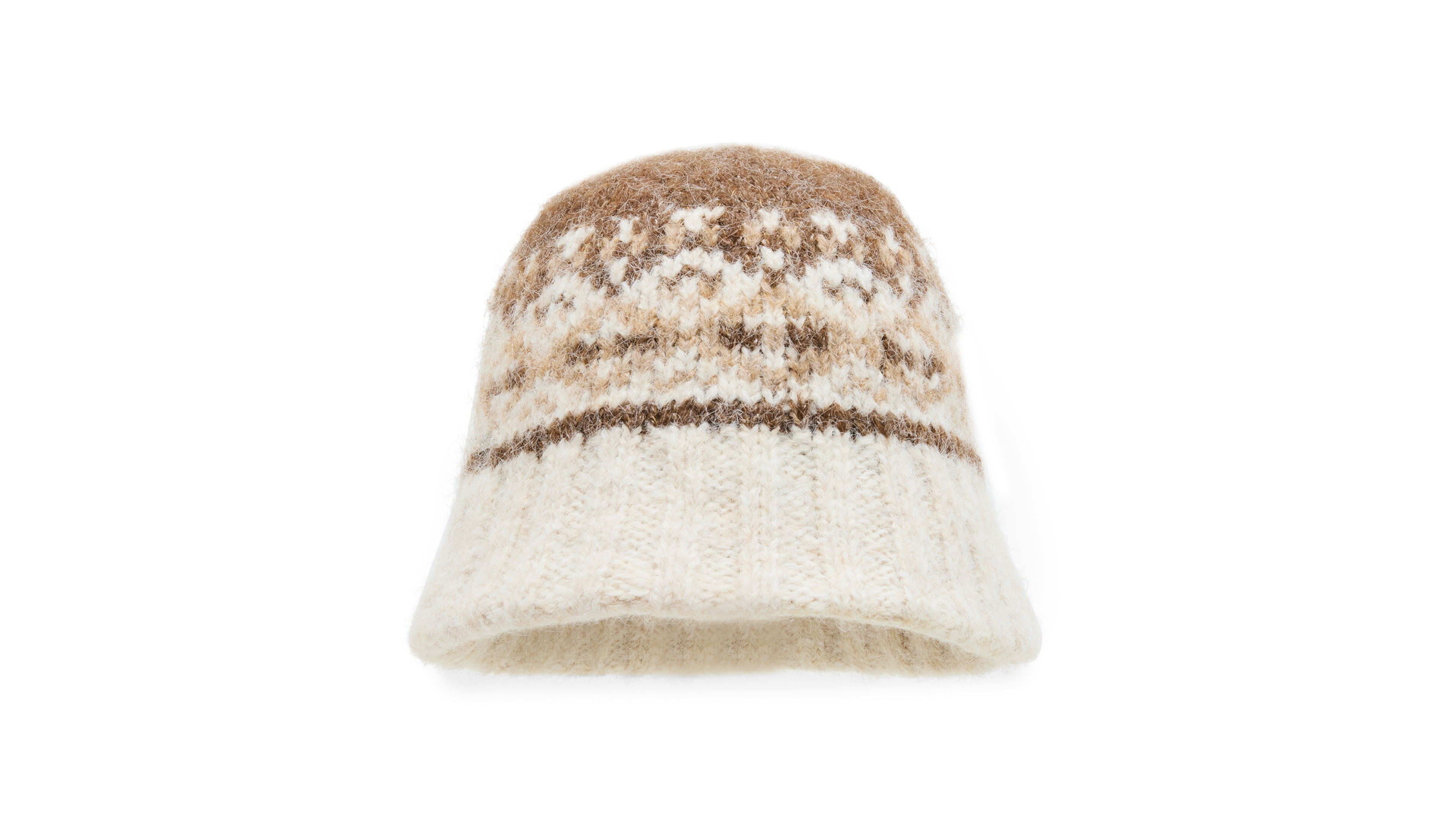 Steve Madden Fair Isle Knit Bucket Hat