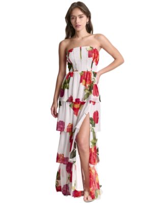 Women's Strapless Maxi Dress